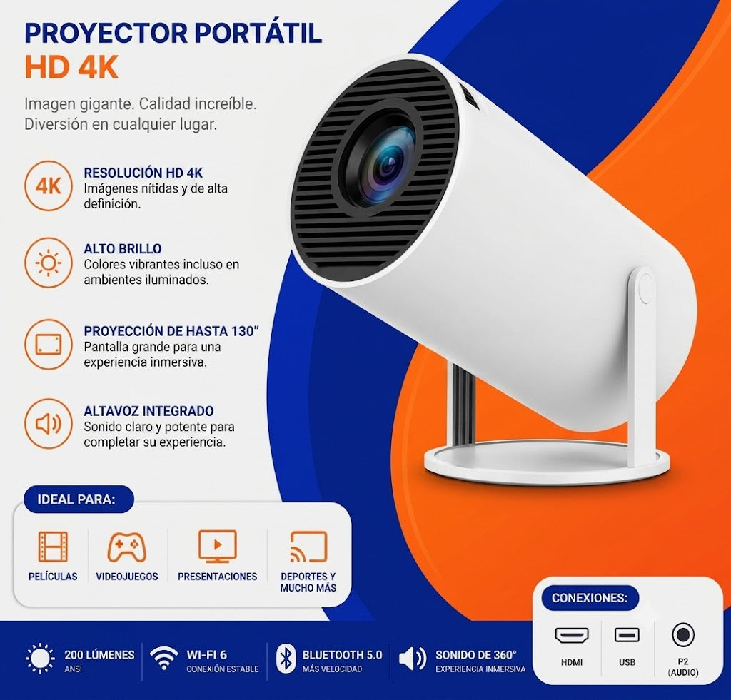 Proyector Smart Hy300