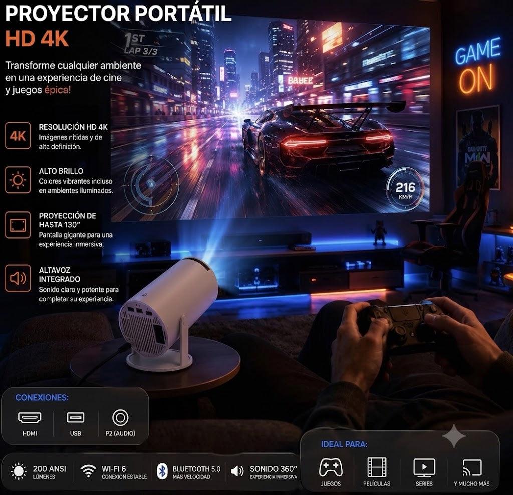 Proyector Smart Hy300